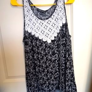 Three tank top flowy style blouses large, extra large, and 3XL